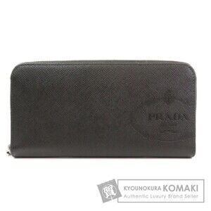 Prada Saffiano Leather Long Wallet Logo